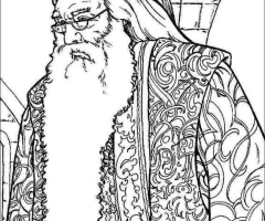 Coloriage Albus Dumbledore