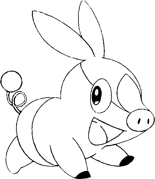 Coloriage Gruikui Pokemon