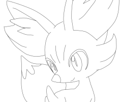 Coloriage Pokemon Feunnec