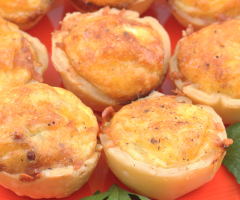 Mini-Quiches Lorraine sans pâte